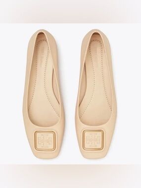 Tory Burch Georgia flats in Brie color 🕊️